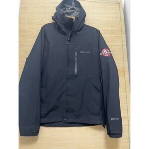 Marmot Jacket Mens Medium Goretex Waterproof Hooded Kenyon Noble Patch 30380